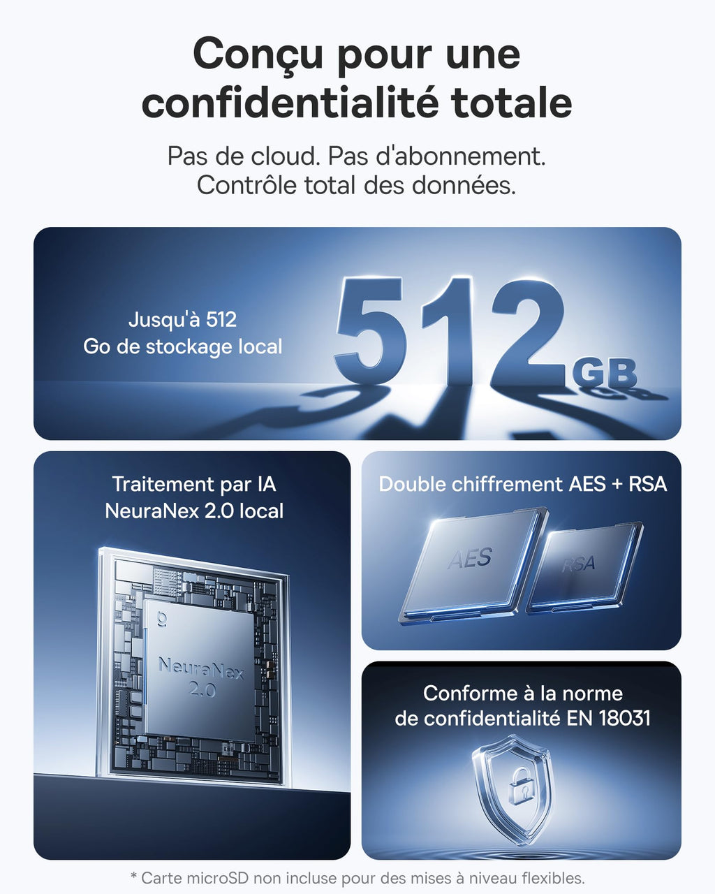 Baseus Security X1 Pro Caméra de Surveillance Extérieure, Double Suivi IA, Surveillance 300°, Vision Nocturne, caméra Solaire sans Fil sur Batterie avec détection IA, Patrouille Automatique
