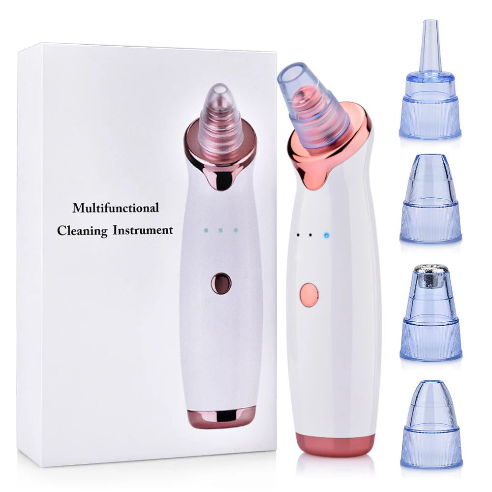 Élimination électrique des points noirs sous vide, nettoyage du visage des taches noires, aspiration des boutons d'acné, Instrument de beauté, outils de soins de la peau