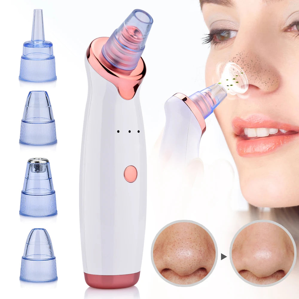 Élimination électrique des points noirs sous vide, nettoyage du visage des taches noires, aspiration des boutons d'acné, Instrument de beauté, outils de soins de la peau