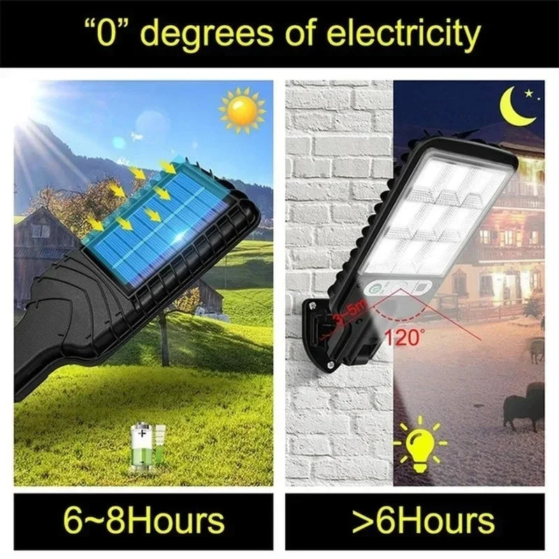 Applique Murale Solaire à LED pour l'Extérieur, Rechargeable, pour Cour, Jardin, Terrasse, Porte de Garage, Éclairage de Rue