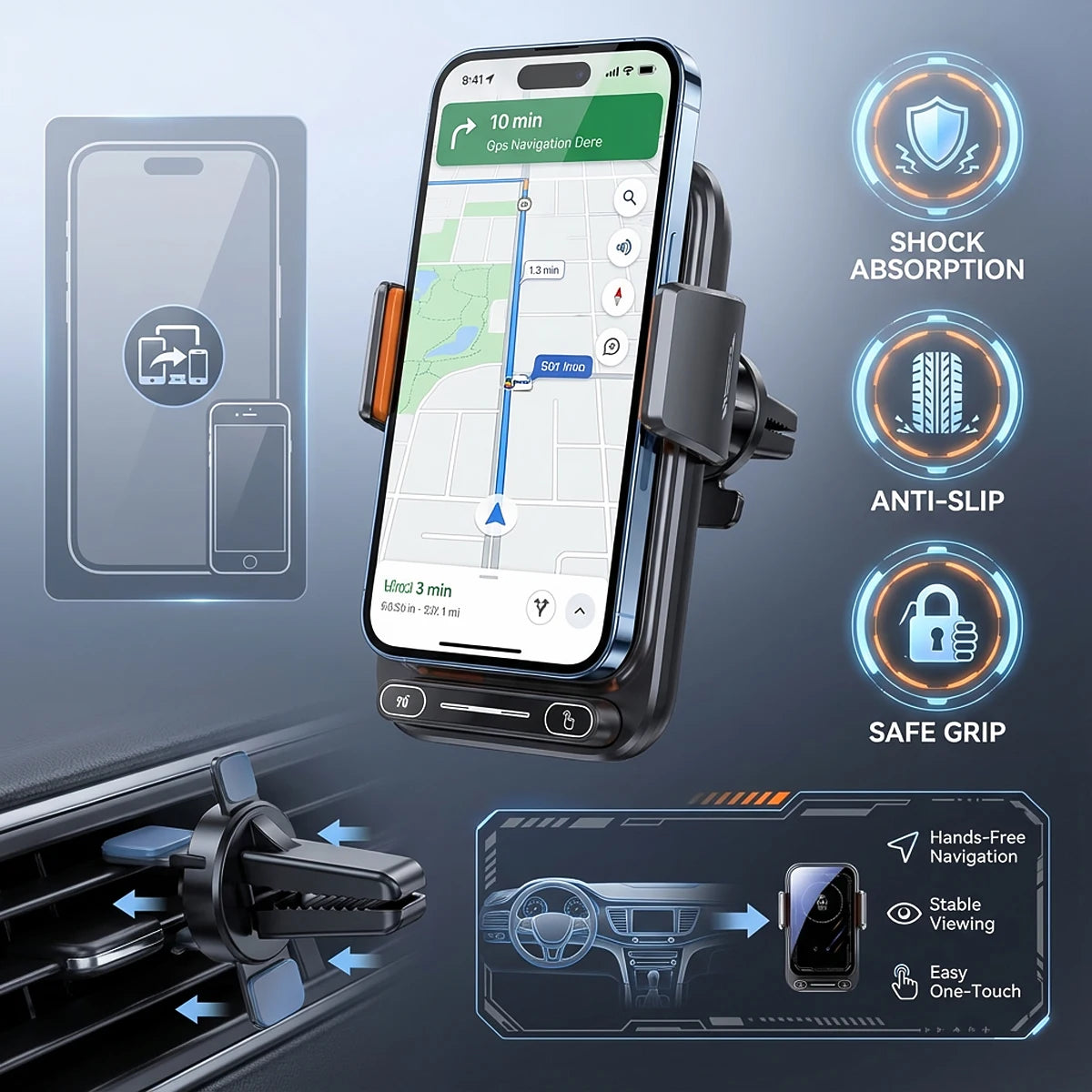 Car Phone Charger Phone Holder
