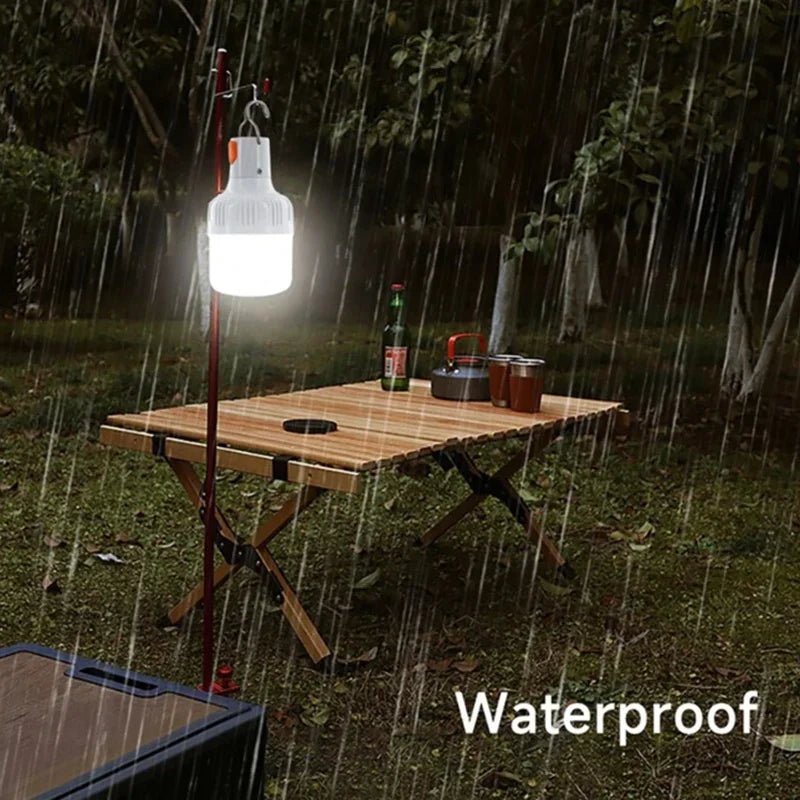 Ampoule LED USB 60W avec Crochet Camping - Golden High-Tech