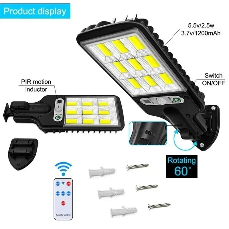 Applique Murale Solaire LED Extérieure Rechargeable pour Jardin & Terr - Golden High-Tech