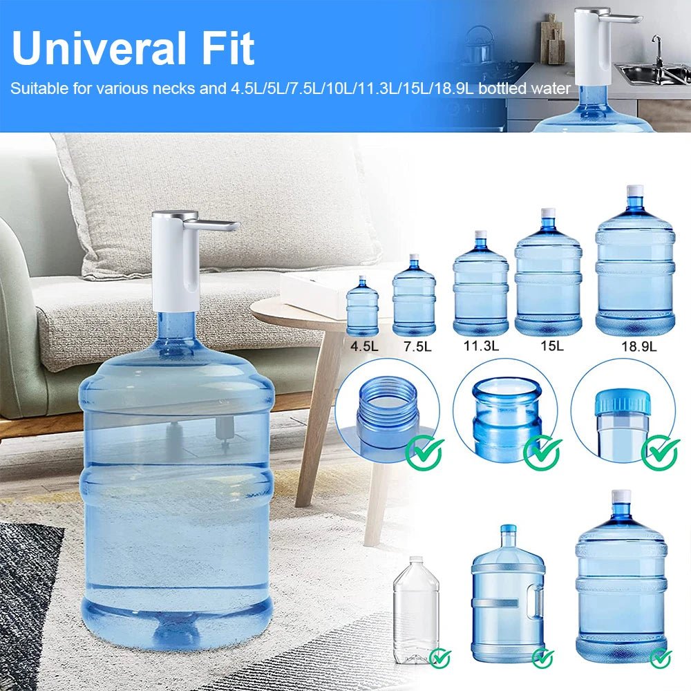 Distributeur d'Eau Électrique USB pour Bouteille 19L - Golden High-Tech