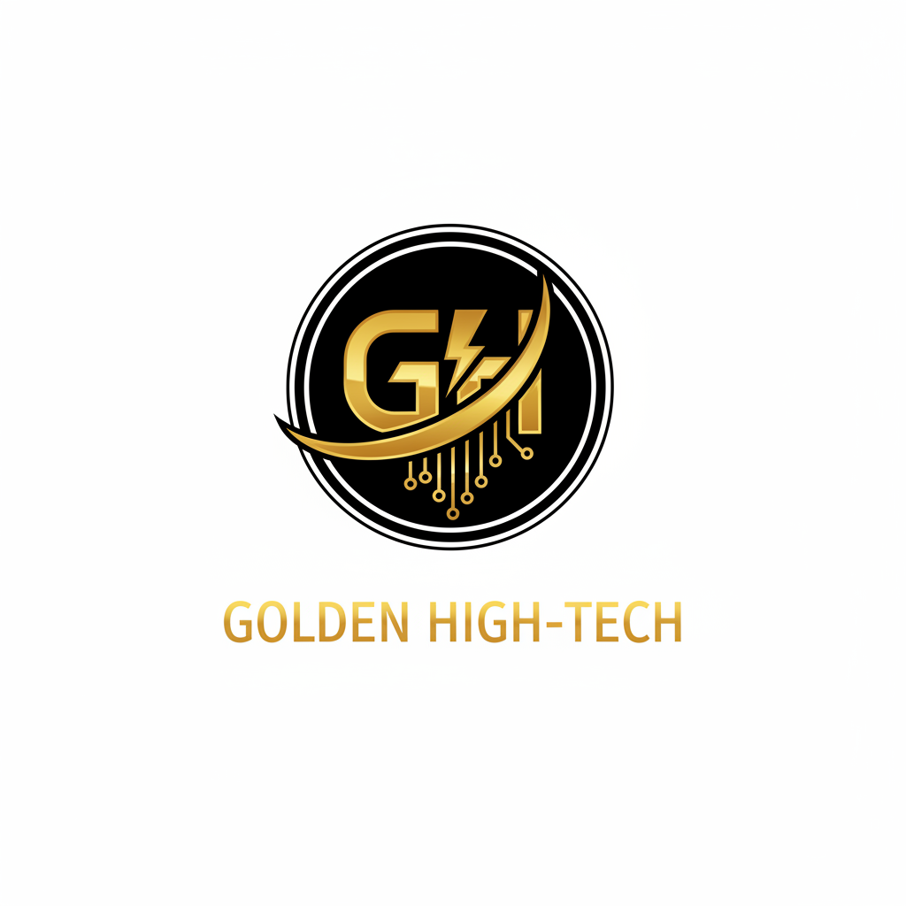 Golden High-Tech Logo