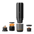 Machine à café expresso portable de voyage 2 en 1 pour voitures familles camping en plein air machine à café capsule poudre Nespresso - Golden High-Tech