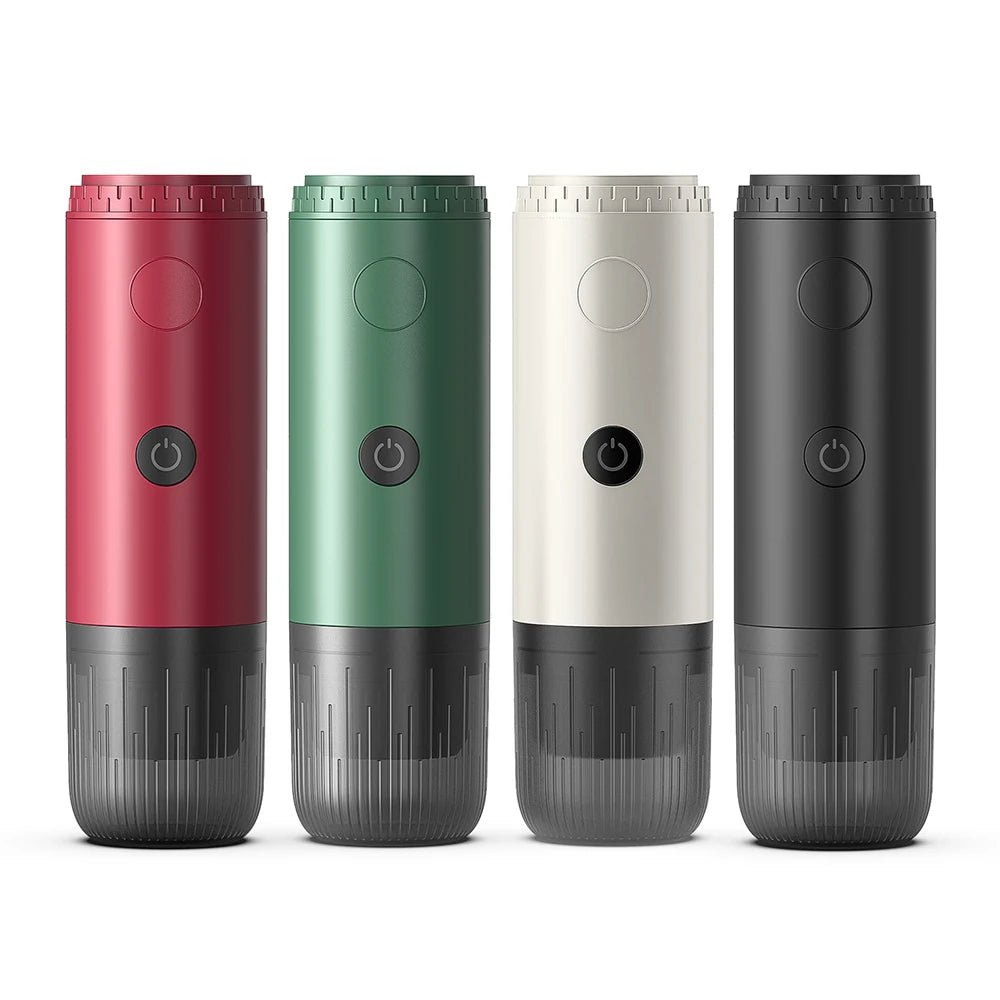Machine à café expresso portable de voyage 2 en 1 pour voitures familles camping en plein air machine à café capsule poudre Nespresso - Golden High-Tech