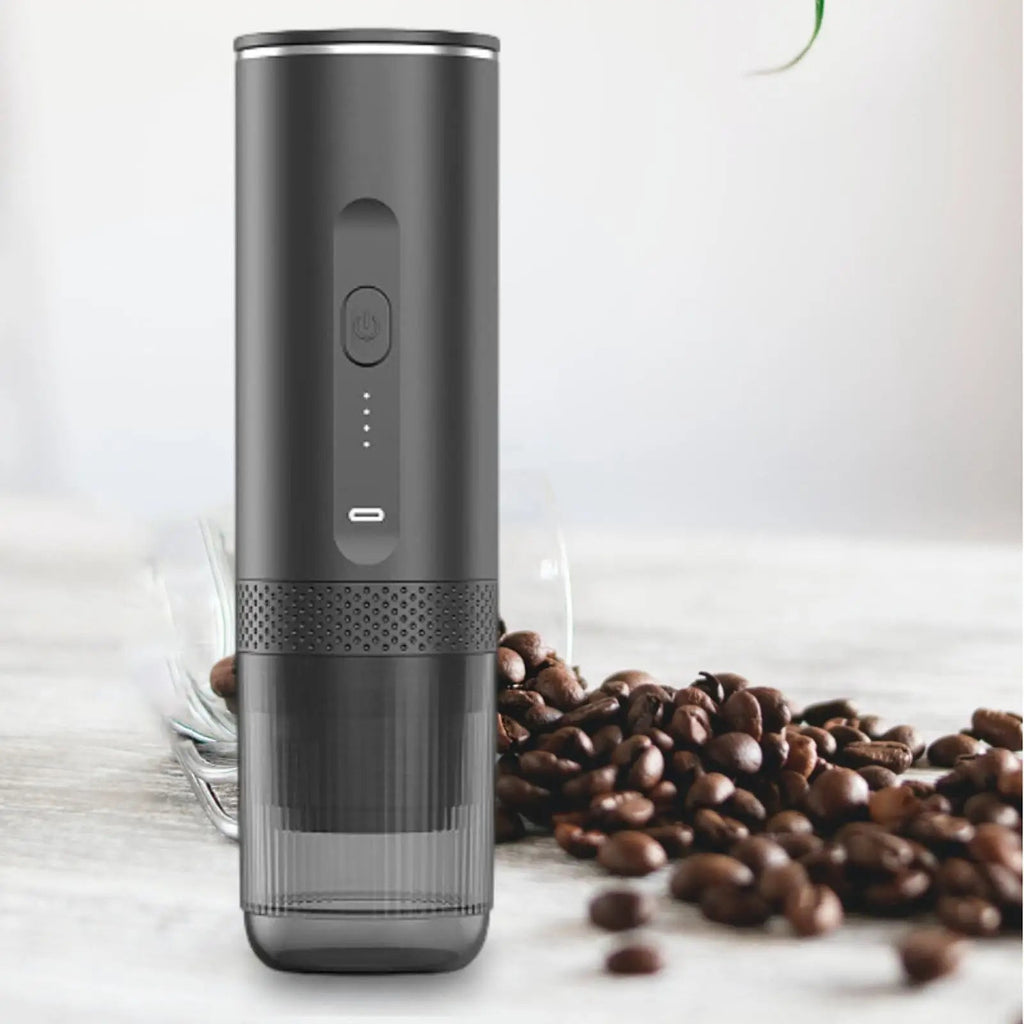 Machine à café portable, mini machine à expresso, pratique et rechargeable pour le bureau, la randonnée, la voiture, les voyages en camping-car, machines à expresso - Golden High-Tech