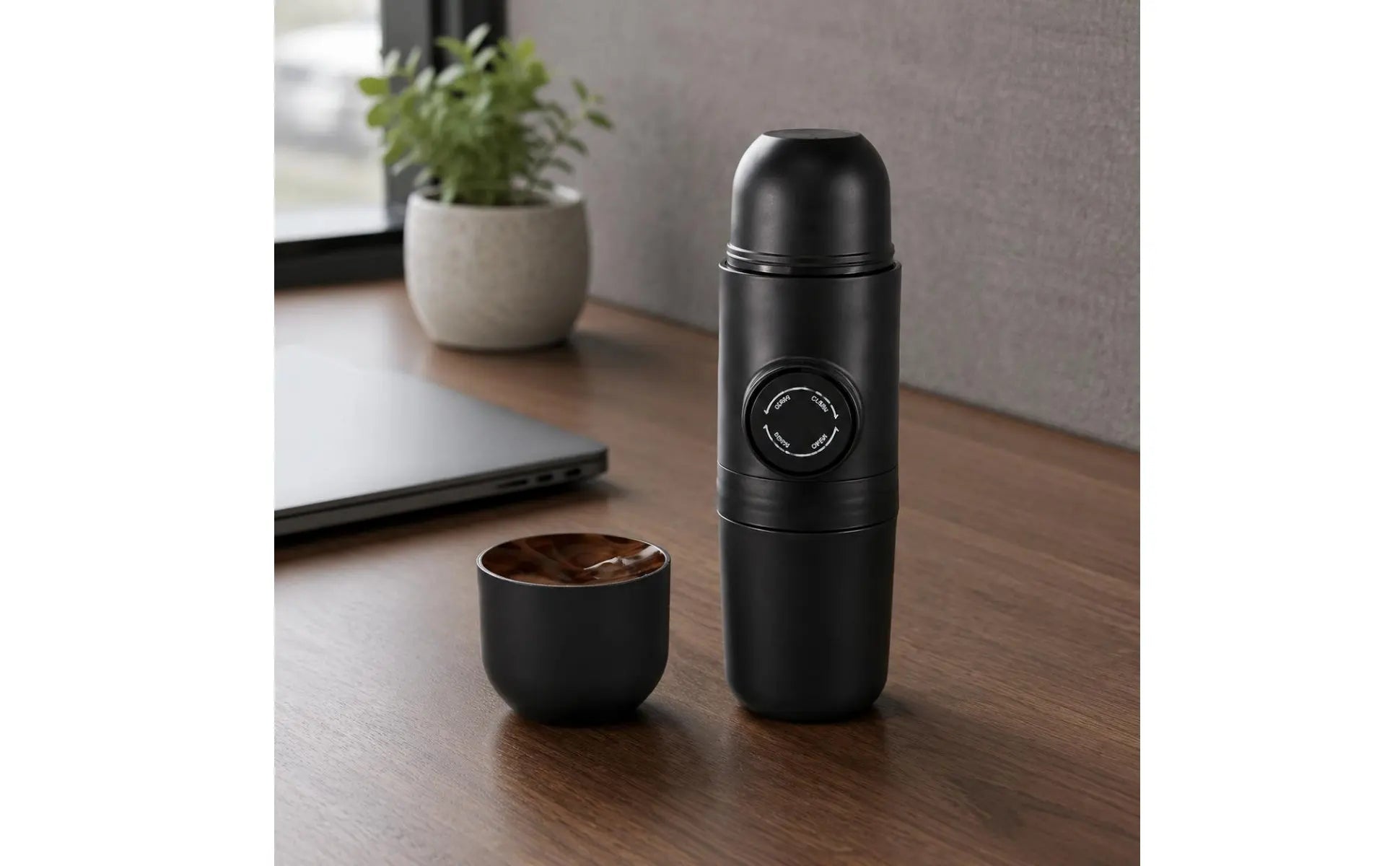 Machine à expresso manuelle portable pour l'extérieur, machine à café à pompe manuelle, presse à café manuelle compacte - Golden High-Tech