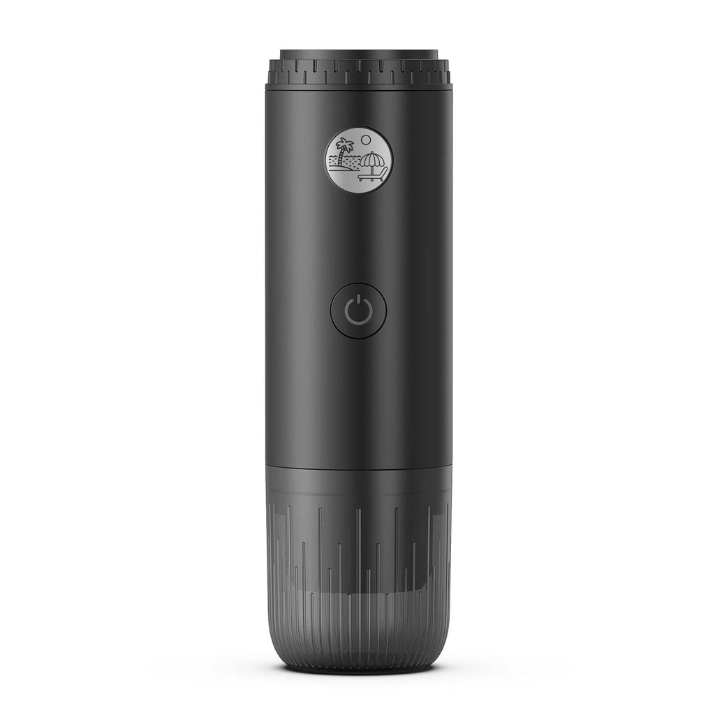 Machine à expresso portable 3-en-1, cafetière de voyage pour le camping, la randonnée, le bureau, auto-chauffante avec USB-C - Golden High-Tech