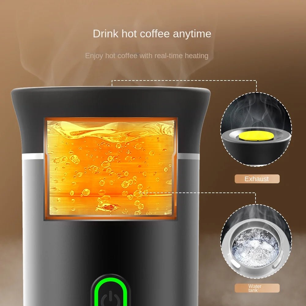 Machine à Expresso Portable Sans Fil - Golden High-Tech