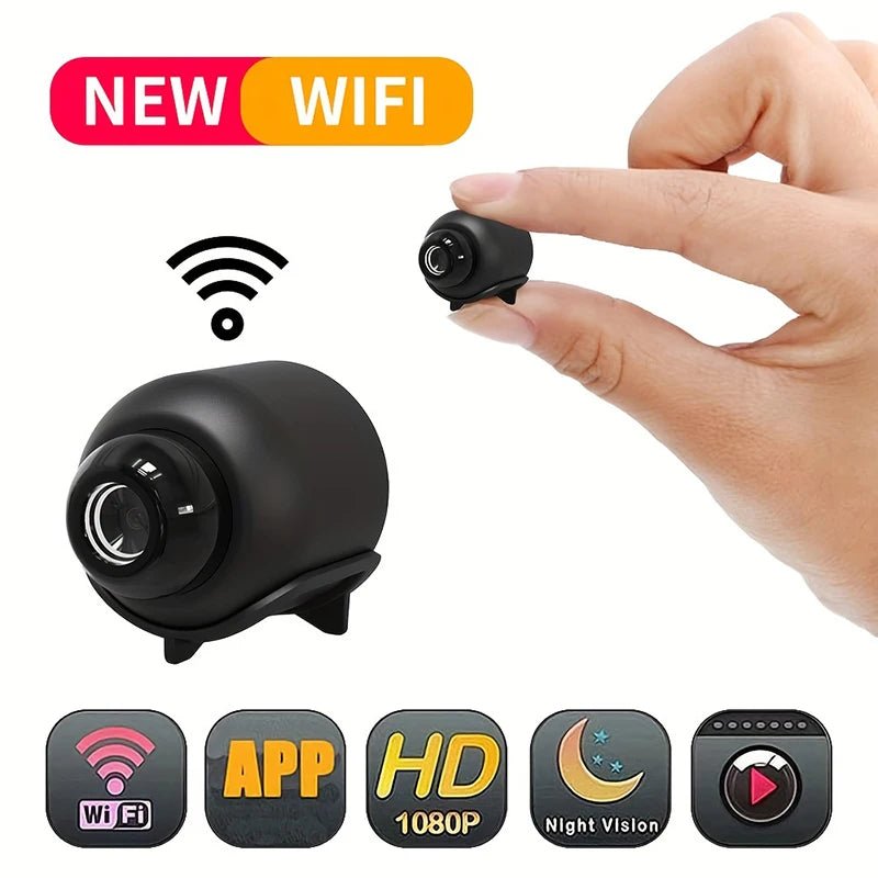 X5 Mini Caméra Sans Fil 1080P Détection de Mouvement WiFi
