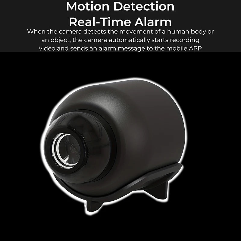 X5 Mini Caméra Sans Fil 1080P Détection de Mouvement WiFi