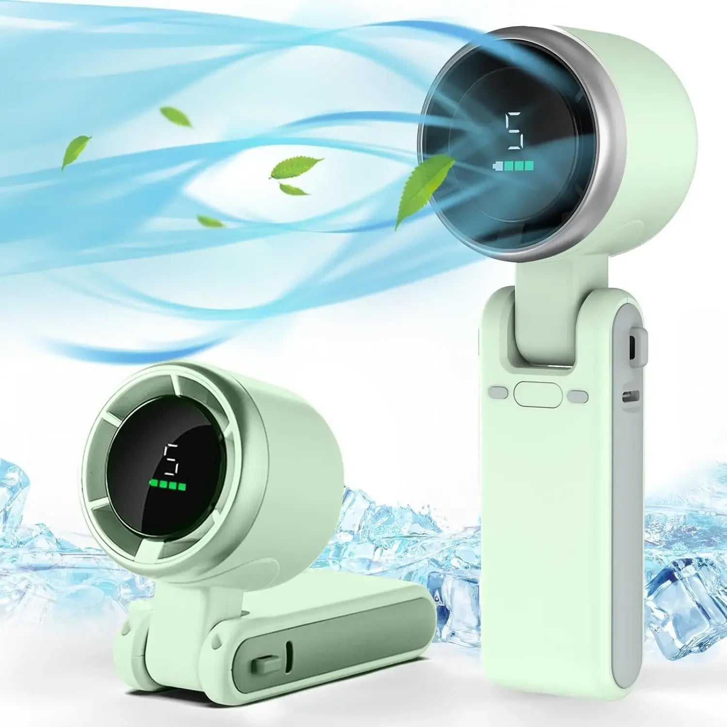 Mini Ventilateur de Voyage 3-en-1 Rechargeable USB